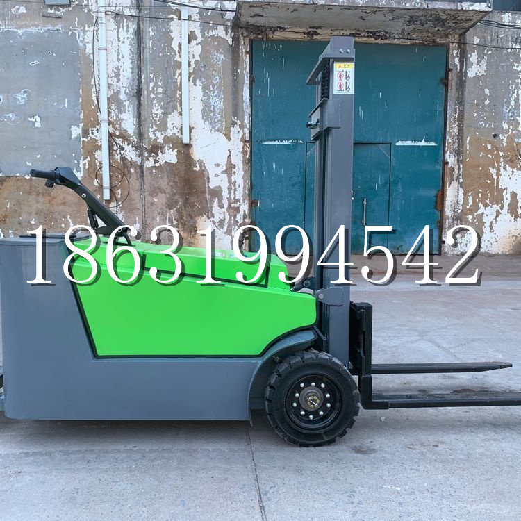 雅安市小型电动叉车1吨2吨步行站驾式电瓶堆高充电装卸车液压升降车铲车